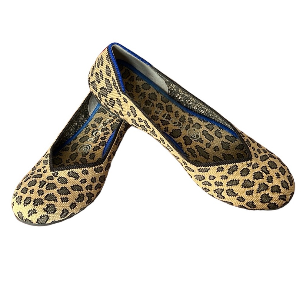 Rothy’s Cheetah Print Round Toe Flats